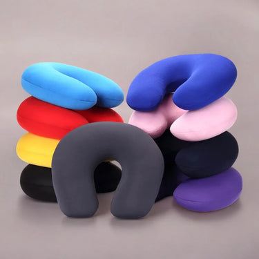 Oreiller de Voyage en U - Microbilles Ergonomique & Soutien Cervical